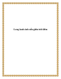 Long lanh ánh nến giữa trời đêm