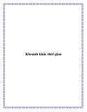 Khoảnh khắc thời gian