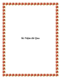 Kỉ Niệm đã Qua