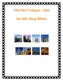 Nhà thờ Cologne - kiệt tác bên dòng Rhine