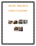 Thái Hồ - Điểm đến lý tưởng ở Trung Quốc