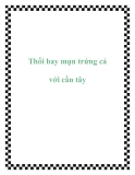 Thổi bay mụn trứng cá với cần tây