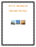 Trà Cổ - Bãi biển trữ tình nhất Việt Nam