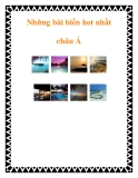 Những bãi biển hot nhất châu Á