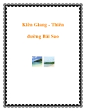 Kiên Giang - Thiên đường Bãi Sao