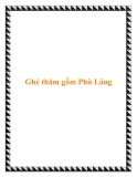 Ghé thăm gốm Phù Lãng