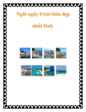 Ngất ngây 8 bãi biển đẹp nhất Italy