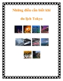 Những điều cần biết khi du lịch Tokyo