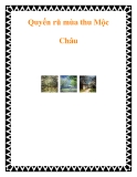 Quyến rũ mùa thu Mộc Châu