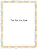 Hợp đồng sống chung