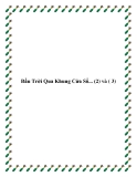 Bầu Trời Qua Khung Cửa Sổ - phần 2 - 3 