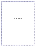 Kí ức mùa hè