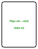 Mụn cóc - cách chữa trị