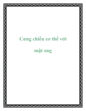 Cưng chiều cơ thể với mật ong