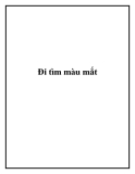 Đi tìm màu mắt