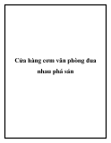 Cửa hàng cơm văn phòng đua nhau phá sản