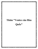 Thăm "Venice của Hàn Quốc"