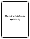 Bữa ăn truyền thống của người Na Uy