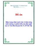  Đồ án: Hiện trạng chăn nuôi trâu và khả năng sinh trưởng và phát triển của đàn nghé tại xã Vân Hoà-huyện Ba Vì-TP Hà Nội