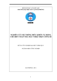 Luận văn:NGHIÊN CỨU HỆ THỐNG ĐIỀU KHIỂN TỰ ĐỘNG CHẾ BIẾN THAN NHÀ MÁY NHIỆT ĐIỆN UÔNG BÍ