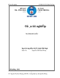 Đồ án:Nghiên cứu chế tạo xúc tác cho phản ứng tổng hợp phụ gia bảo quản Biodiezel