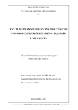 Luận văn: Xây dựng phần mềm quản lý công văn cho Văn Phòng Thành Ủy Hải Phòng dựa trên Lotus Notes ﻿ 