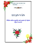 LUẬN VĂN: Phần mềm nguồn mở quản lý bệnh viện Care2x