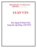 Luận văn:  Xây dựng Website bán hàng đa cấp bằng ASP.NET