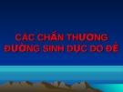 Chấn thương sau đẻ