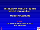 Thảo luận với nhân viên y tế khác về bệnh nhân của bạn 