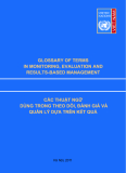 Các thuật ngữ dùng trong theo dõi, đánh giá và quản lý dựa trên kết quả