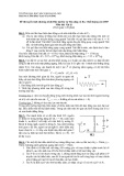 Đề thi tuyển sinh chương trình Đào tạo Kỹ sư Tài năng và Ks. Chất lượng cao 2005 Môn thi: Vật lý