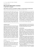 Báo cáo Y học: Mitochondrial DNA deletion mutations A causal role in sarcopenia