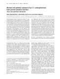 Báo cáo Y học:  Myristyl and palmityl acylation of pI 5.1 carboxylesterase from porcine intestine and liver Tissue and subcellular distribution