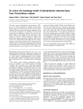 Báo cáo Y học:  An active site homology model of phenylalanine ammonia-lyase from Petroselinum crispum
