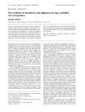 Báo cáo Y học: The evolution of monomeric and oligomeric bc-type crystallins