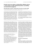 Báo cáo Y học:  Potential active-site residues in polyneuridine aldehyde esterase, a central enzyme of indole alkaloid biosynthesis, by modelling and site-directed mutagenesis