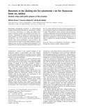 Báo cáo Y học: Mutations in the docking site for cytochrome c on the Paracoccus heme aa3 oxidase Electron entry and kinetic phases of the reaction