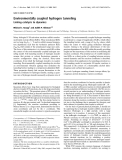 Báo cáo Y học:  Environmentally coupled hydrogen tunneling Linking catalysis to dynamics