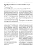 Báo cáo Y học:  Thermodynamics and kinetics of the cleavage of DNA catalyzed by bleomycin A5 A microcalorimetric study