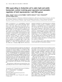 Báo cáo Y học: DNA supercoiling in Escherichia coli is under tight and subtle homeostatic control, involving gene-expression and metabolic regulation of both topoisomerase I and DNA gyrase