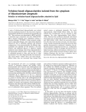 Báo cáo Y học:  Trehalose-based oligosaccharides isolated from the cytoplasm of Mycobacterium smegmatis Relation to trehalose-based oligosaccharides attached to lipid