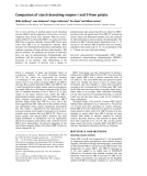 Báo cáo Y học:  Comparison of starch branching enzyme I and II from potato