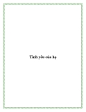 Tình yêu của họ