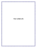 Gia vị tình yêu