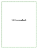 Mùi hoa sua (phần 1)