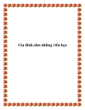 Gia đình như những viên kẹo