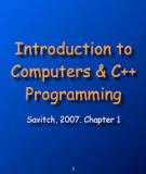 Chapter 1 – Introduction to Computers and C++ Programming