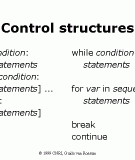 Chương  2 - Control Structures