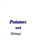 Chapter 4 - Pointers and Strings